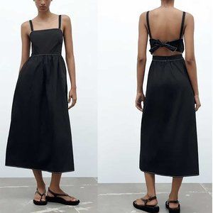 Zara The Luiza cotton midi dress